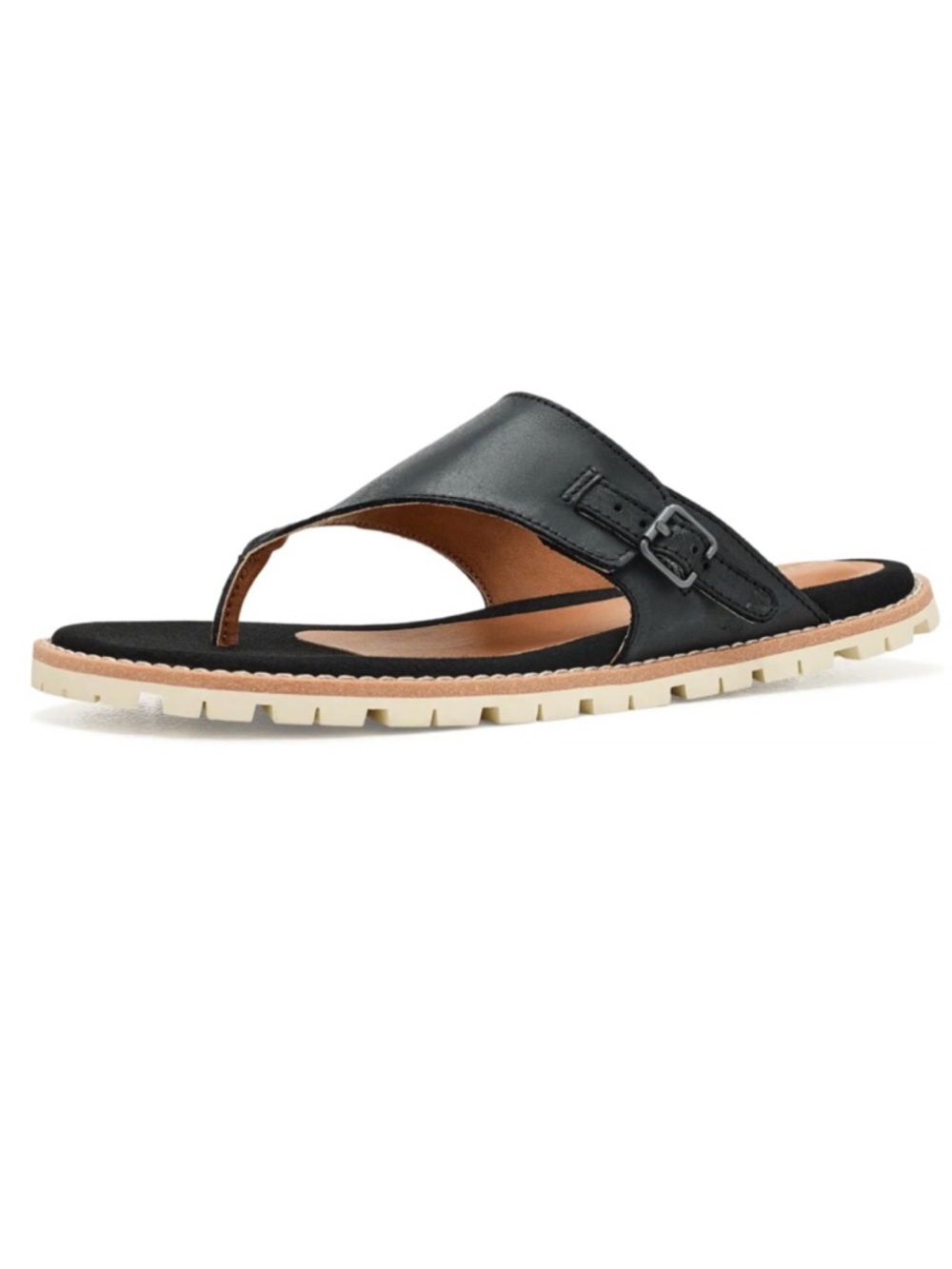 NWT Merrell Black Leather Thong sandal
